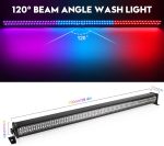 336 LED Wallwasher Bar RGBW, Stage Light Lighting Effects, Strobe Light for DJ, Bar, Party, Nightclub, Wedding, Halloween, Christmas, 2 PCS - Imagen 3