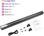 336 LED Wallwasher Bar RGBW, Stage Light Lighting Effects, Strobe Light for DJ, Bar, Party, Nightclub, Wedding, Halloween, Christmas, 2 PCS - Imagen 6