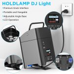 2pcs 18-W*6 Pair LED Bulb Rechargeable Battery with Remote Control, RGBWA+UV Stage Light Controlled by APP/DMX, Disco Light for Party DJ Bar Wedding Concert Birthday - Imagen 5