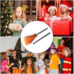 Witch Broom for Toddlers, Halloween Costume Accessories Witch Broom - Imitation Game Accessories for Children's Parties Birthday Carnival Haunted House - Imagen 4