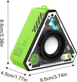 Portable Small Speaker - Wireless Small Audio Amplifier,Rechargeable Amplified Bass Stereo Sound Equipment for Travel, Shower and Gym - Imagen 5