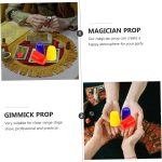30 Pieces Magic Party Accessories Cup with Lid and Straw Cups and Balls Tool Cup Drinking Cup Strut Bolster Cup Trick Accessory Wizard Object Plastic - Imagen 8