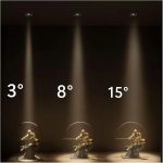 Foco de Escenario, s LED empotrados de 5 W, 7 W y 9 W, ángulo de haz pequeño de 3°, 8° y 15°, for techo, for el hogar, cuadros, museos de arte.(White 5W 8 degree,6000K cold) - Imagen 4