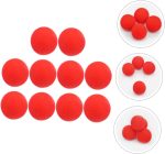 BESPORTBLE 10 Pieces Red Sponge Balls Units Accessories for Cosplay and Party Decorations and Sturdy - Imagen 3