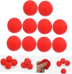 BESPORTBLE 10 Pieces Red Sponge Balls Units Accessories for Cosplay and Party Decorations and Sturdy - Imagen 4