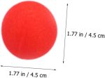 BESPORTBLE 10 Pieces Red Sponge Balls Units Accessories for Cosplay and Party Decorations and Sturdy - Imagen 6