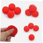 BESPORTBLE 10 Pieces Red Sponge Balls Units Accessories for Cosplay and Party Decorations and Sturdy - Imagen 8