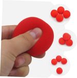 BESPORTBLE 10 Pieces Red Sponge Balls Units Accessories for Cosplay and Party Decorations and Sturdy - Imagen 9