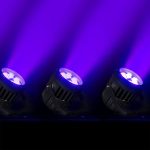 BeamZ PRO Pack of 4 PAR BWA63 LED Spotlights with 6 LEDs of 3 W RGB PAR Spotlight Outdoor Waterproof IP65, Angle of 23º, Stage Lighting, Disco Light, Party Light, Garden Lighting - Imagen 6