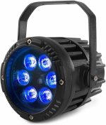 BeamZ PRO Pack of 4 PAR BWA63 LED Spotlights with 6 LEDs of 3 W RGB PAR Spotlight Outdoor Waterproof IP65, Angle of 23º, Stage Lighting, Disco Light, Party Light, Garden Lighting - Imagen 8