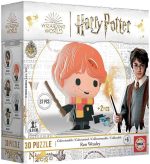 Educa - Harry Potter 3D Puzzle - 3D Figure Ron Weasley Collectible - 3D Sculpture Puzzle from 6 Years Old (19504) - Imagen 3