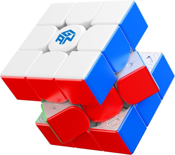 GAN 14 Maglev Frost, Adjustable Magnetic Cube Speed Cube 3x3 - Stickerless Adjustable Elasticity Magnets Magic Cube Toy Puzzle (2023 Flagship)