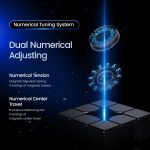 GAN 14 Maglev Frost, Adjustable Magnetic Cube Speed Cube 3x3 - Stickerless Adjustable Elasticity Magnets Magic Cube Toy Puzzle (2023 Flagship) - Imagen 5