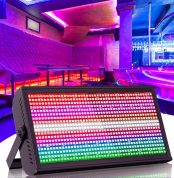 200W Wallwasher Stage Light, RGBW 768 LED Strobe Stage Lighting with DMX and Sound Activation for Disco DJ Bar Christmas Halloween Weddings