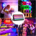 200W Wallwasher Stage Light, RGBW 768 LED Strobe Stage Lighting with DMX and Sound Activation for Disco DJ Bar Christmas Halloween Weddings - Imagen 4