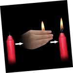 Abaodam 3 Pieces for Toys Prank Wizard Prop Thumb Prop Finger Candle for Fire Prop Fire Trick - Imagen 4