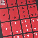 Plastic Waterproof Poker Cards – Red Dragon Pattern Deck 1 Deck, Dimensions 5.5 x 8.6 cm, Playing Gold Foil Creative Deck Frosted Face Cards Playing Cards - Imagen 5
