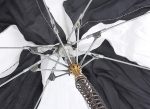 ZQION Torch to Umbrella Trucos de Magia Paraguas automáticos de Fuego Fire Magic Gimmick Stage Illusions Magician Props - Imagen 5