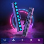 Wallwasher Light Bar, Rtktoup 9 x 6 W RGBW LED Bar Professional Disco Lights Stage DMX 512 with Remote Control Strobe Lighting for DJ Parties Home Disco Outdoor, 4 PCS - Imagen 4