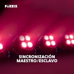 Fuzzix PLF20 LED Par Can Light with DMX, 4x 12W RGBAW-UV, Disco Party Light, LED DJ Light for Events, Automatic Shows, Remote Control, Sound Activation and 6/10 DMX Channel Control - Imagen 7
