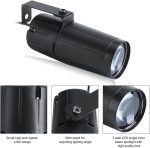 3W LED Beam Bulb for Stage, Disco, Pub, Party, Light Effect, Pinspot Lights EU 220V to 240V with Adjustable Base for Disco, KTV, Pub, Stage, Weddings - Imagen 3