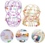BESTonZON 2pcs Transformable Toys Flexible Iron Magic Loops for Party Toy Acting Accessories for Kids Tricks and Crafts - Imagen 9