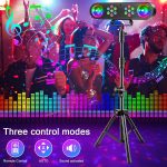 DJ Light with Tripod, Bar Lights, Spinning Ball Disco, Remote Control and Stage Light System, Activated for Bars, Concerts, Furniture, Dance, Wedding, Halloween - Imagen 4