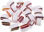 24 Pieces Spitting Paper Stage Mouth Paper Coils Mouth Bobbins Paper Stage Prop Funny Funny Vomit Paper Stage Tricks