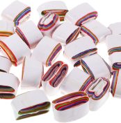 24 Pieces Spitting Paper Stage Mouth Paper Coils Mouth Bobbins Paper Stage Prop Funny Funny Vomit Paper Stage Tricks