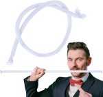 Genérico Cuerda mágica - Cuerda mágica rígida - Cuerda Flexible Que se vuelve rígida para Trucos, Fiestas, Juegos prestigiosos, Eventos, Entretenimiento Infantil, Cabaret, Rendimiento teatral - Imagen 8