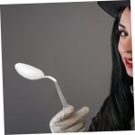 Yardwe 10 Piezas Trucos Cucharas Flexibles para Adultos y Profesionales Prop para Shows Callejeros y Fiestas Fácil de Usar para Magos y Entretenimiento - Imagen 6