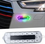 Luces Estroboscópicas para Automóvil, Luces LED Estroboscópicas Solares Multicolor, Iluminación De Emergencia para Moto Casa Camping Y Eventos Nocturnos - Imagen 3