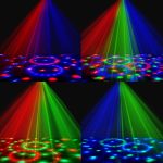 Luces de etapa Control remoto, luces de etapa LED de control remoto | Lámpara de bola mágica de,Dispositivo de iluminación de fiesta de cumpleaños, lámpara de atmósfera disco para DJ Pub - Imagen 7