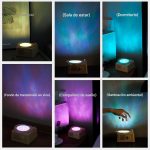 Altavoz Portátil Inalámbrico - Equipo de Audio Musical con Sonido Envolvente - Equipo Moderno con Proyección de Colores para Dormitorio Salón Terraza Playa y Autocaravanas - Imagen 5