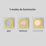 Altavoz Portátil Inalámbrico - Equipo de Audio Musical con Sonido Envolvente - Equipo Moderno con Proyección de Colores para Dormitorio Salón Terraza Playa y Autocaravanas - Imagen 7