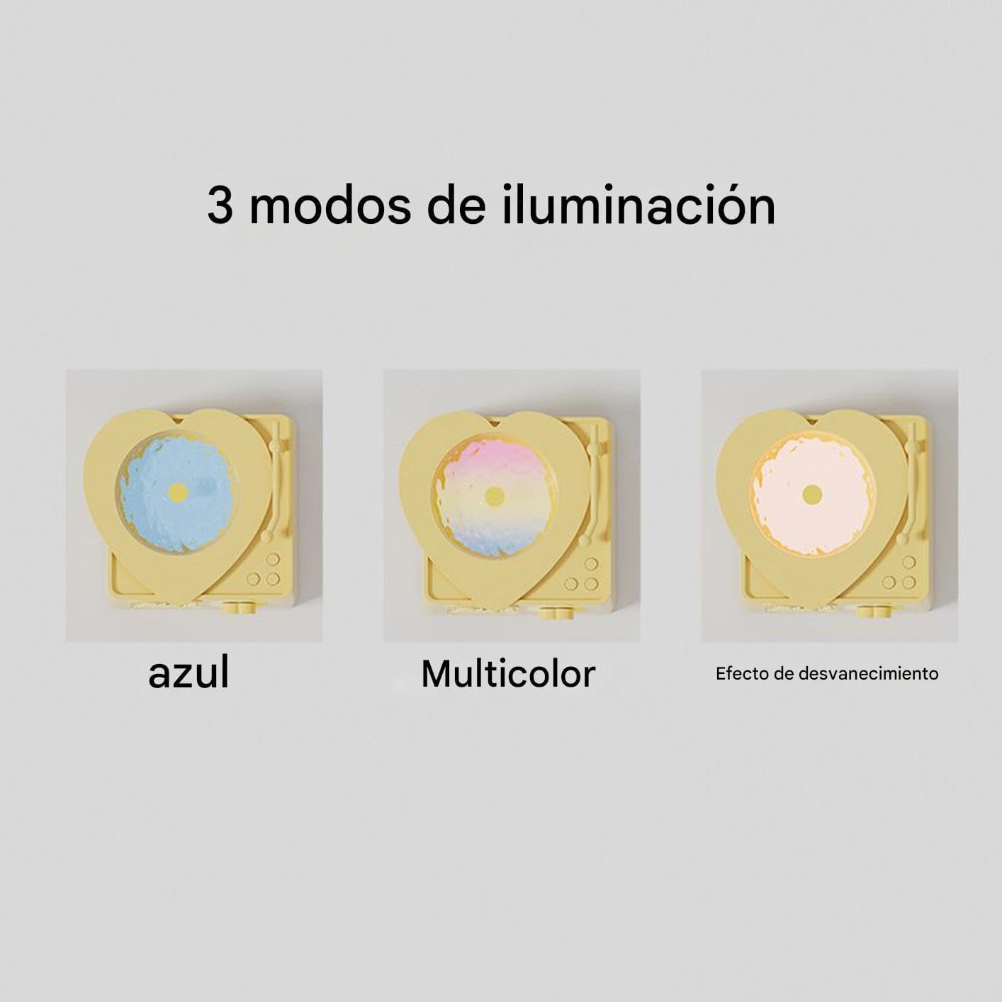 Altavoz Portátil Inalámbrico - Equipo de Audio Musical con Sonido Envolvente - Equipo Moderno con Proyección de Colores para Dormitorio Salón Terraza Playa y Autocaravanas - Imagen 7