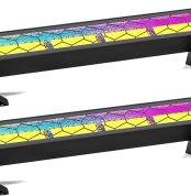 2pcs LED Bar 450W Wallwasher Disco Light COB Lighting DMX LED Lights Bar for Stages Party Wedding Club Outdoor