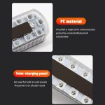 Luces Estroboscópicas Para Automóvil,Luces LED Estroboscópicas Solares Multicolor - Iluminación Automotriz Para Noche, Motos, Camión, Drones Y Hogar - Imagen 9