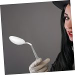 Milisten 10 Piezas Cucharas Flexibles para Accesorios para Trucos de Mago Calle y Fiestas Juguete Divertido para Profesionales Utensilios Seguros para Actuaciones - Imagen 4