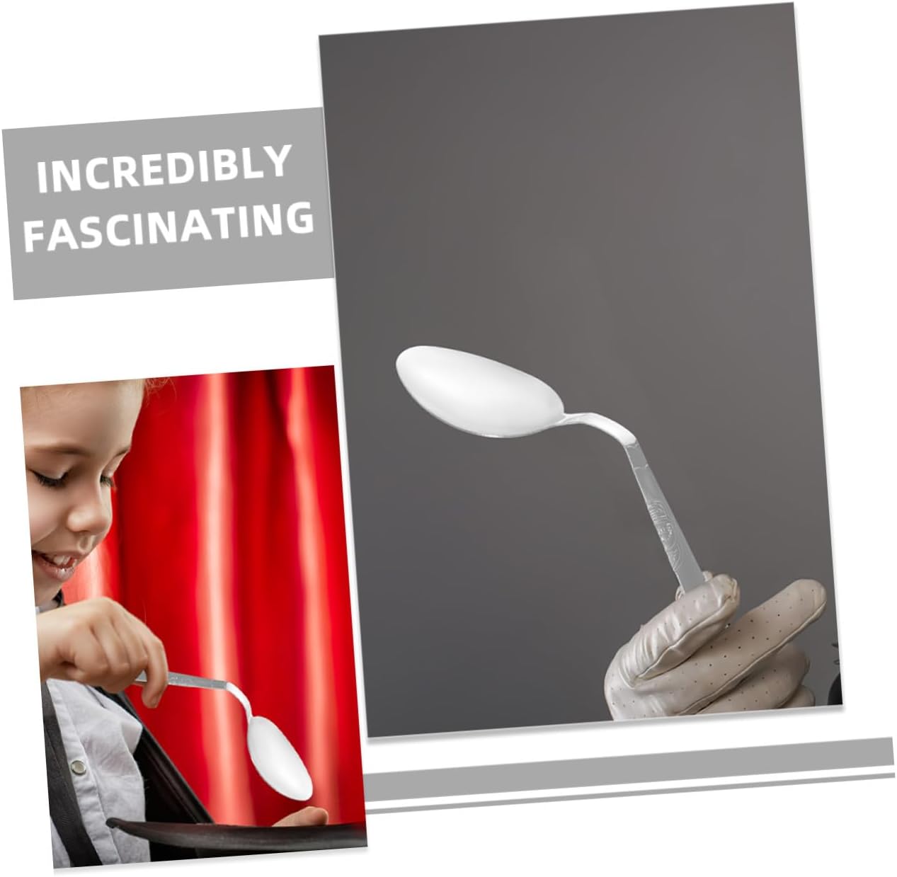 Milisten 10 Piezas Cucharas Flexibles para Accesorios para Trucos de Mago Calle y Fiestas Juguete Divertido para Profesionales Utensilios Seguros para Actuaciones - Imagen 5