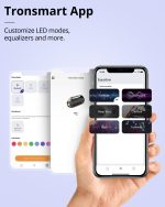 Tronsmart Bang Upgraded Edition 60W Portable Speaker, Powerful, LED Lights and Bluetooth 5.3, Waterproof IPX6 and Power Bank, Stereo Sound, AUX and TF, with NFC, for Party. - Imagen 6