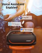 Tronsmart Bang Upgraded Edition 60W Portable Speaker, Powerful, LED Lights and Bluetooth 5.3, Waterproof IPX6 and Power Bank, Stereo Sound, AUX and TF, with NFC, for Party. - Imagen 9