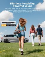 Portable Powerful Bluetooth Speaker Best Outdoor Speaker Bluetooth Speaker 200W Peak Power, IP65 Waterproof, 2 x Subwoofer Increase TWS/TF/USB/AUX, Ideal for Home/Meetings - Imagen 7