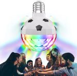 Disco Ball | Dance Lights for Party, Lamp Ball Rotating Switch LED Energy Saving Soft Wick Design Football for Bedroom KTV Outdoor Stage Wedding - Imagen 8