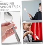 TOYANDONA 10 Piezas Cucharas de Metal para Trucos de Props Duraderos para Magos Juguetes de Calle y Espectáculos con Efecto de Doblado para Adultos y Principiantes - Imagen 6