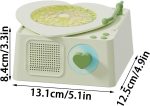 Altavoz Portátil Inalámbrico - Altavoz Inalámbrico para Música | Equipo de Entretenimiento con Luz RGB en Forma de Tocadiscos para Sala Picnic - Imagen 5