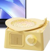 Altavoz Inalámbrico Audio | Altavoz con Sonido Envolvente | Equipo Moderno con Proyección de Colores para Dormitorio Salón Terraza Playa y Autocaravanas