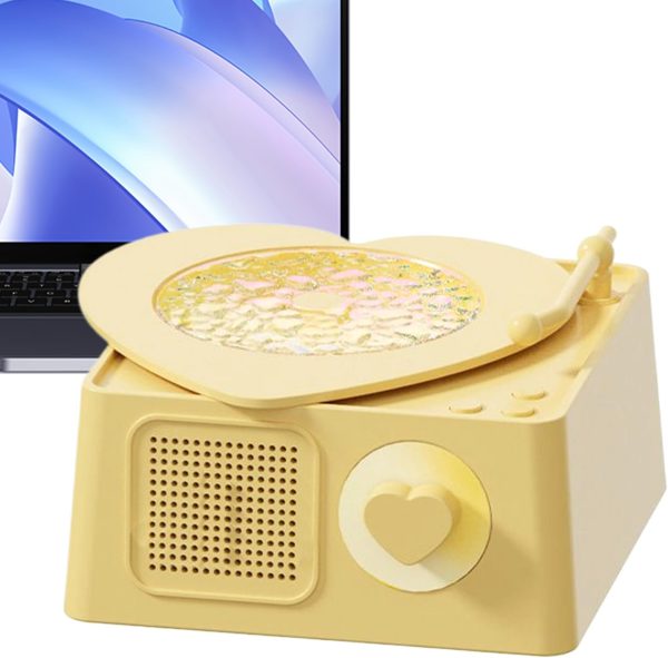 Altavoz Inalámbrico Audio | Altavoz con Sonido Envolvente | Equipo Moderno con Proyección de Colores para Dormitorio Salón Terraza Playa y Autocaravanas