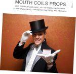 24piezas Papel De Coils De Boca para Trucos De Escenario Accesorios Divertidos para Fiestas y Actuaciones Mágicas - Imagen 3