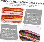 24piezas Papel De Coils De Boca para Trucos De Escenario Accesorios Divertidos para Fiestas y Actuaciones Mágicas - Imagen 4
